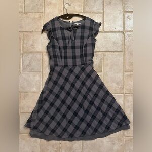 Cute plaid fall dress